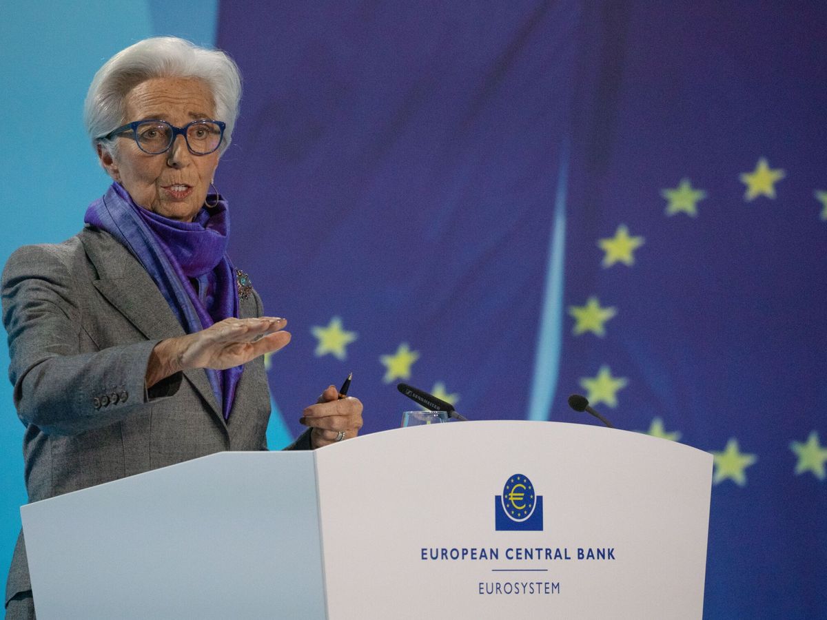 Foto: Christine Lagarde, presidenta del BCE. (EFE/Andre Pain)