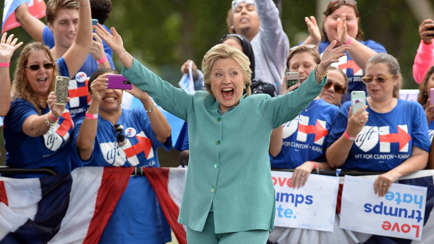 Hillary Clinton en Florida. (Cordon Press)