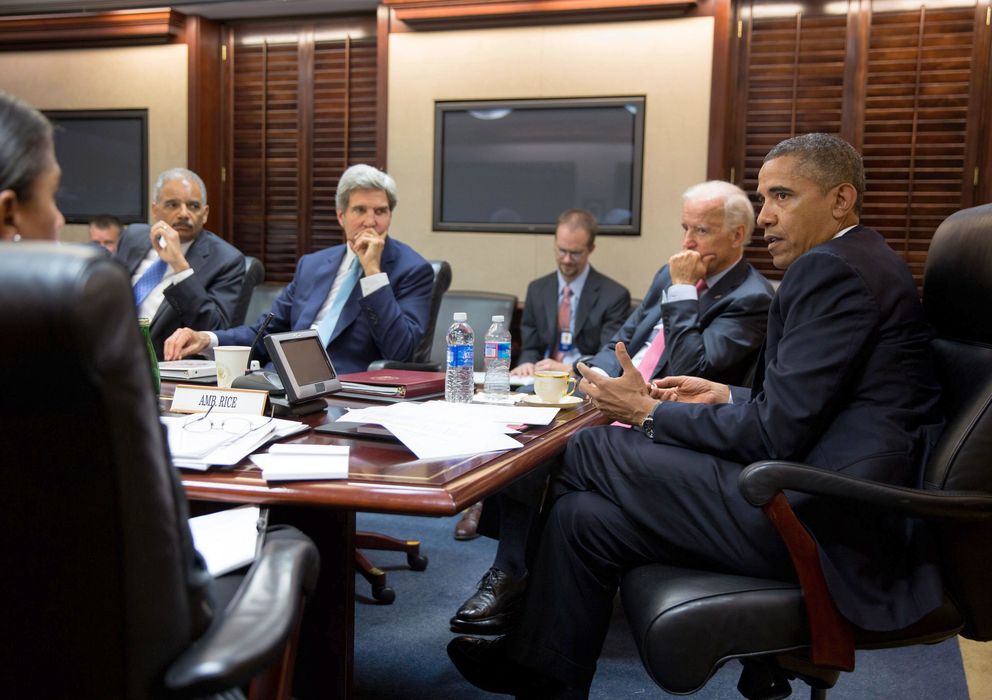 Foto: Obama reúne a su equipo de seguridad por Siria. (EFE)