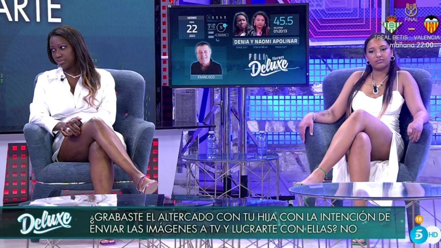 Denia Apolinar y Naomi. (Telecinco).