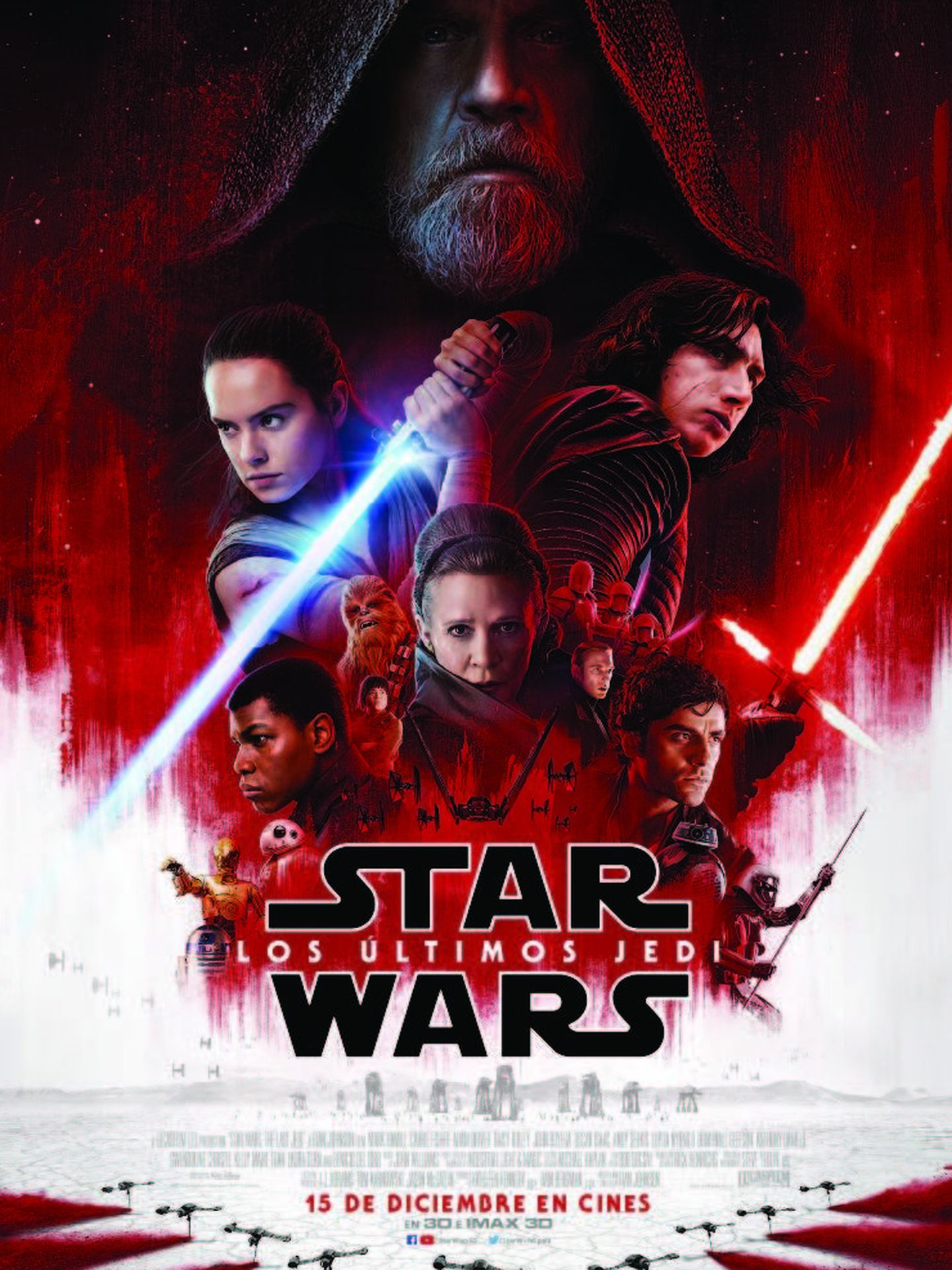 Cartel de 'Star Wars: The Last Jedi'.