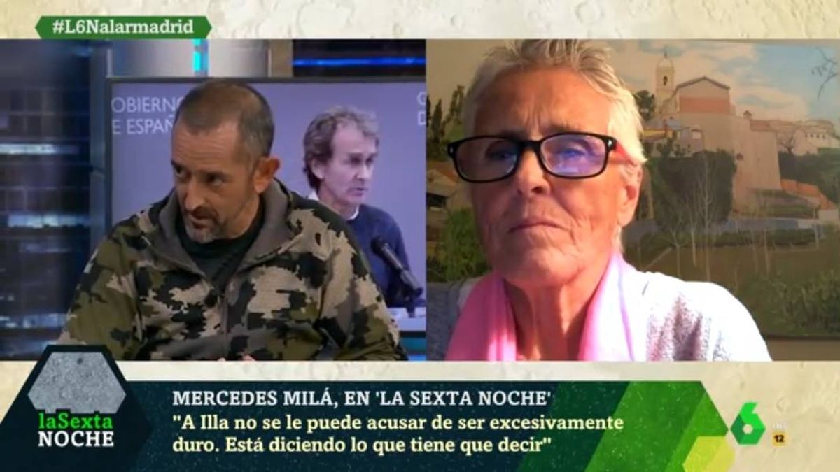 'La Sexta noche' | Mercedes Milá, a la yugular del doctor Cavadas por criticar a Fernando Simón: "¿Este señor quién es?"