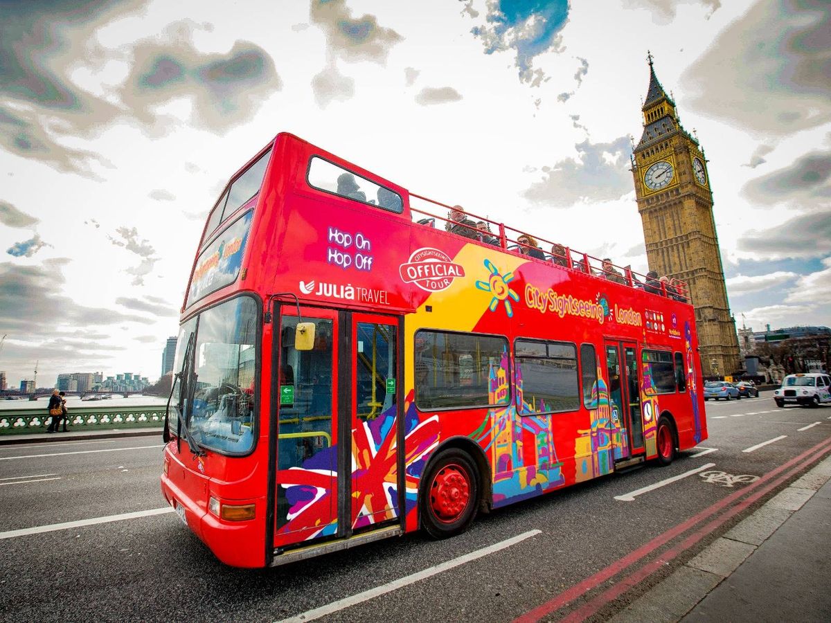 Foto: Bus de City Sightseeing en Londres.