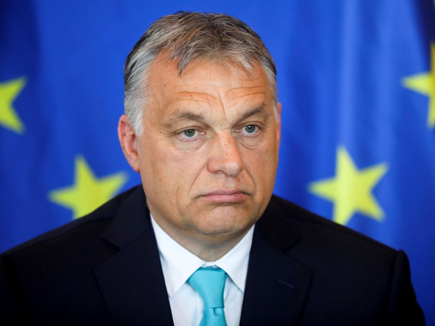 El primer ministro húngaro Víktor Orbán durante una visita al Bundestag, en Berlín, el 4 de julio de 2018. (Reuters)