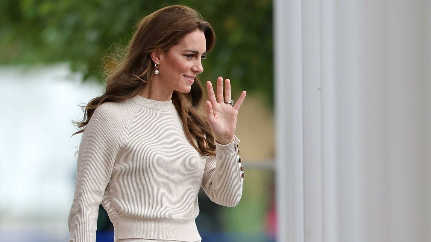 La princesa de Gales Kate Middleton en un acto en octubre de 2023 sobre la salud mental (Getty)