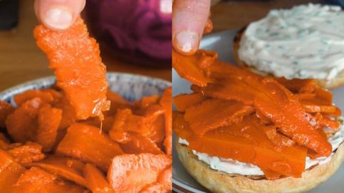 Prueba esta alternativa vegana al salmón ahumado que puedes hacer con zanahorias en casa