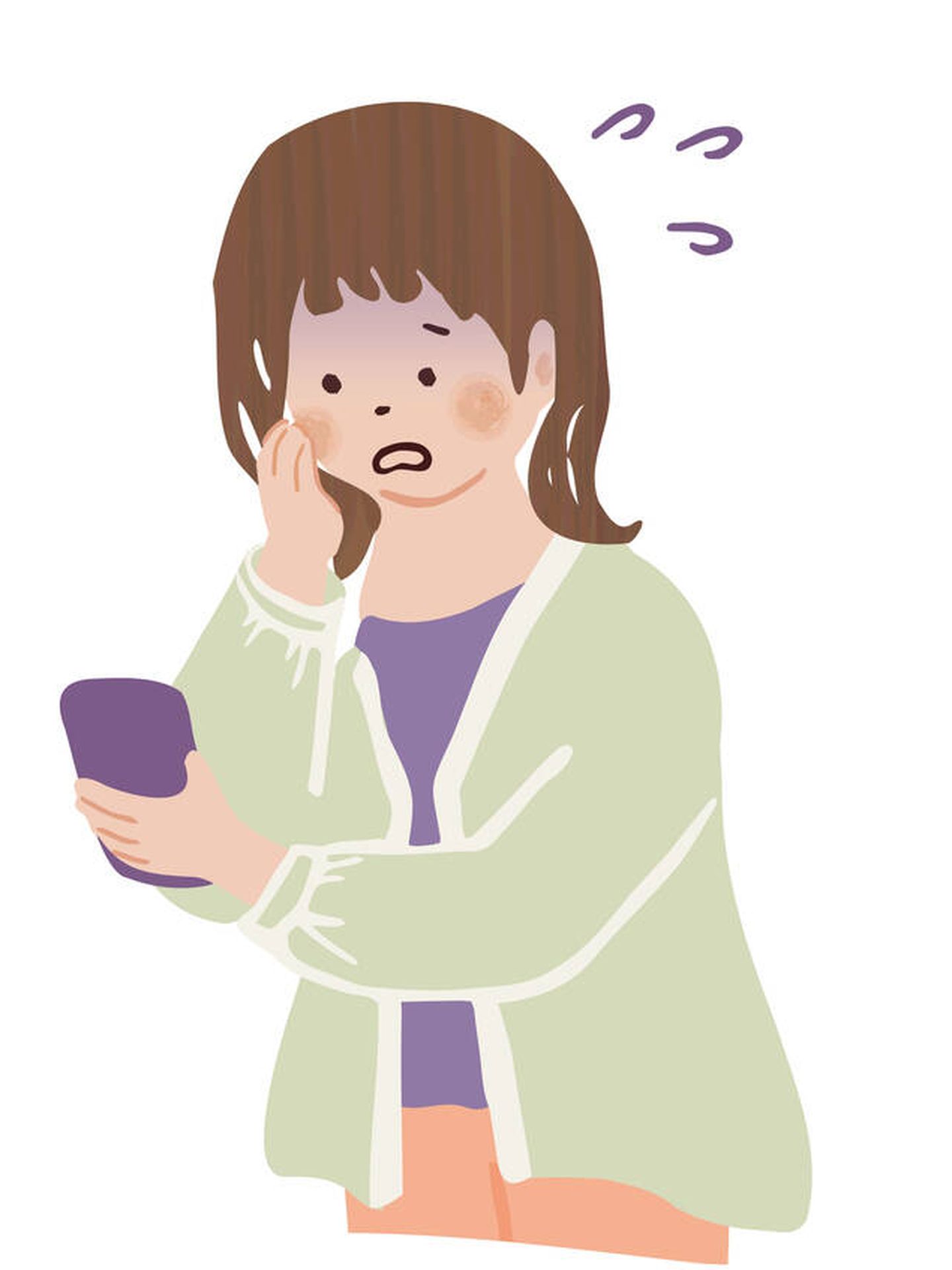 Una mujer que no quiere descolgar el teléfono móvil (iStock)
