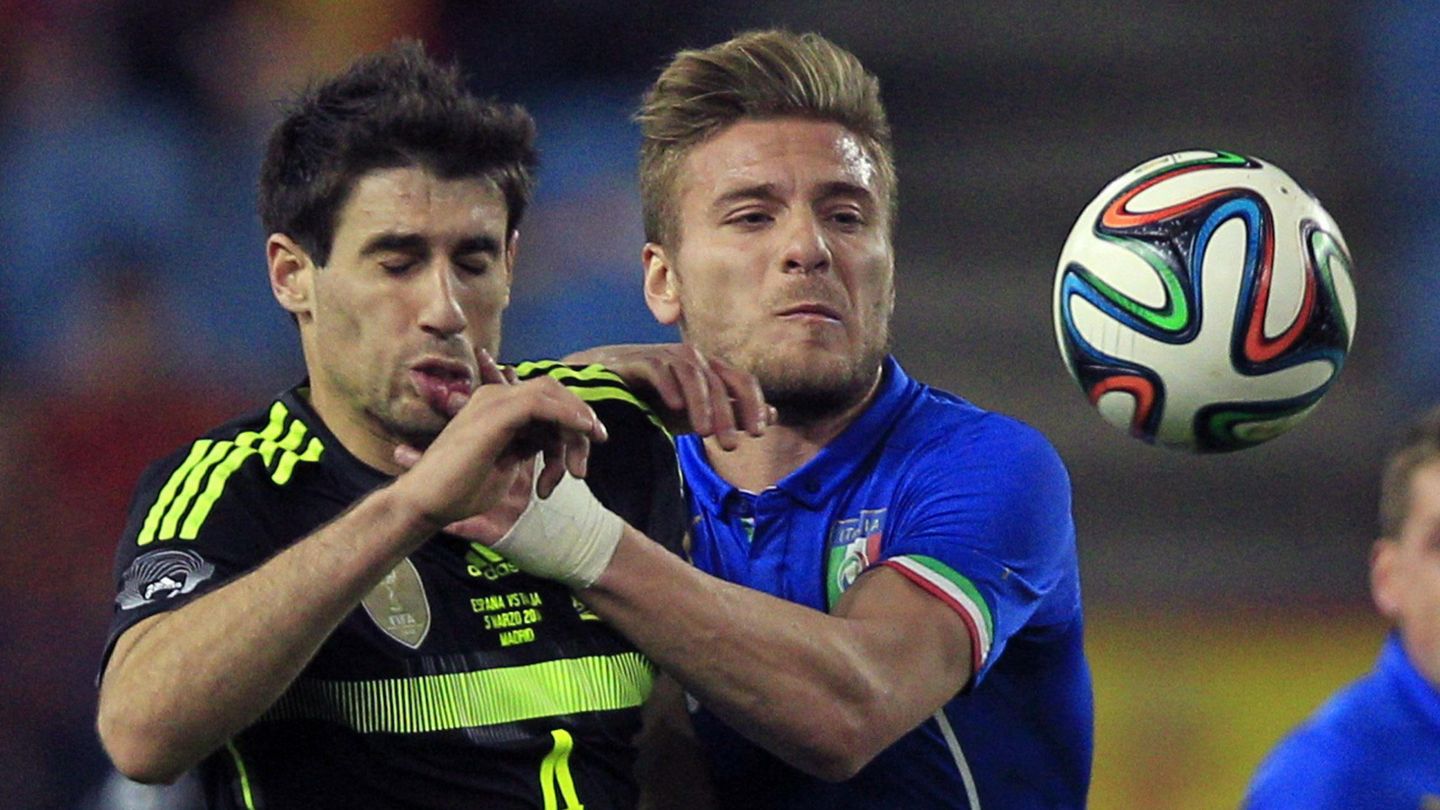 Hizo su debut con Italia contra España en el Calderón