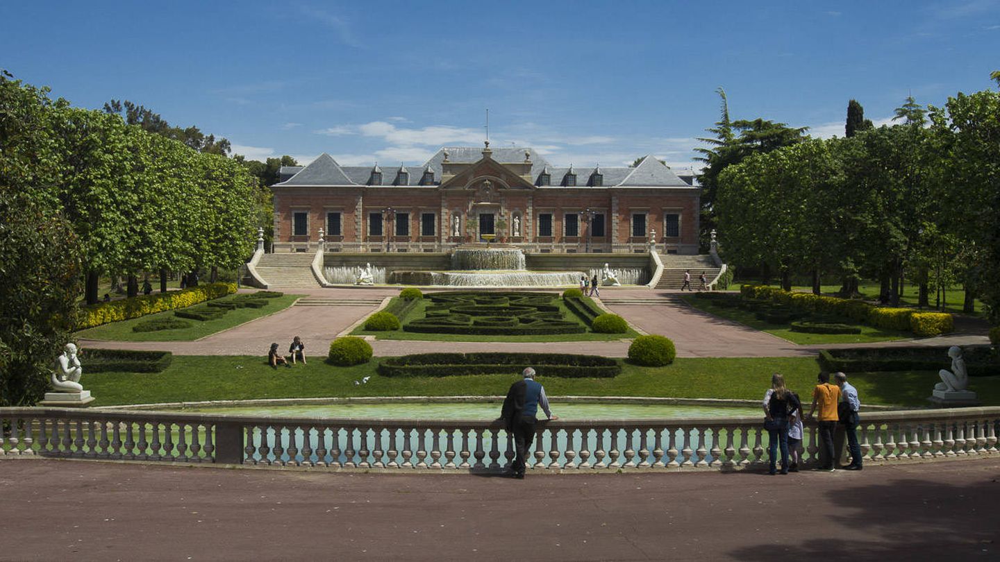 Vista general del Palacete Albéniz y los jardines de Joan Maragall. (Ayuntamiento de Barcelona)