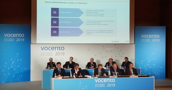 Foto: Junta General de Accionistas 2019 de Vocento. 