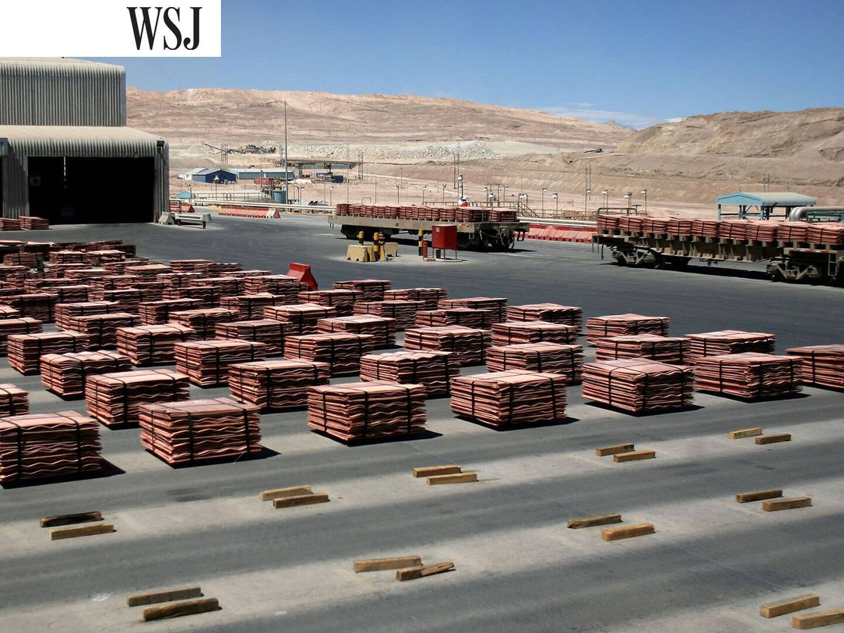 Foto: Láminas de cátodo de cobre en Chile. (Reuters/Iván Alvarado)