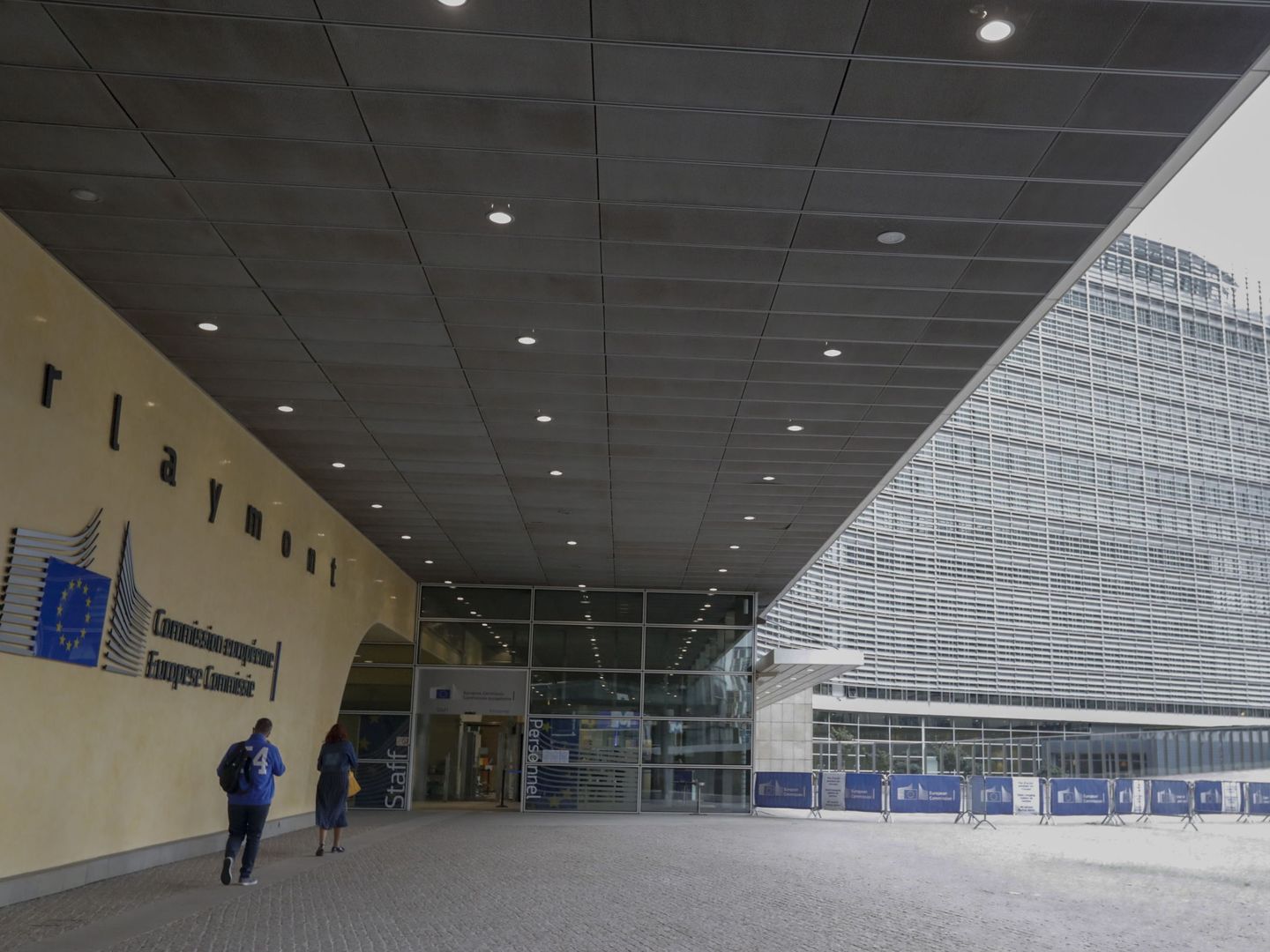 Entrada de la Comisión Europea en Bruselas. (EFE)