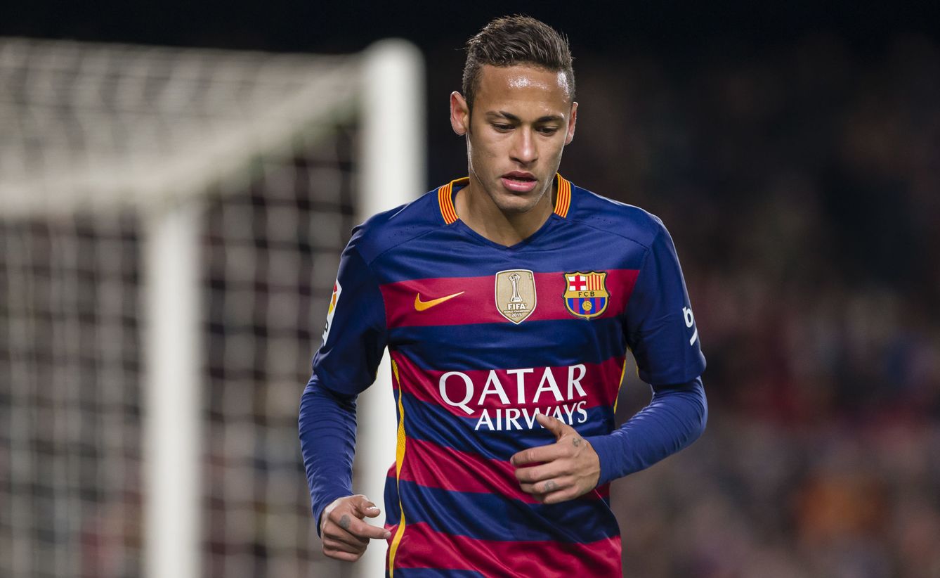 Neymar en la pasada jornada de Liga (Cordon Press).