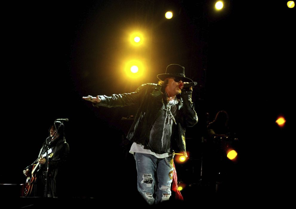 Foto: Concierto de Guns N`Roses en Bangalore en 2010 (EFE)