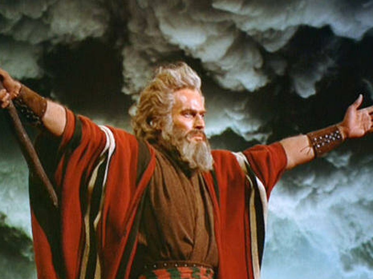 Foto: La película 'Los diez mandamientos' recreaba el éxodo del pueblo judío guiado por Moisés.
