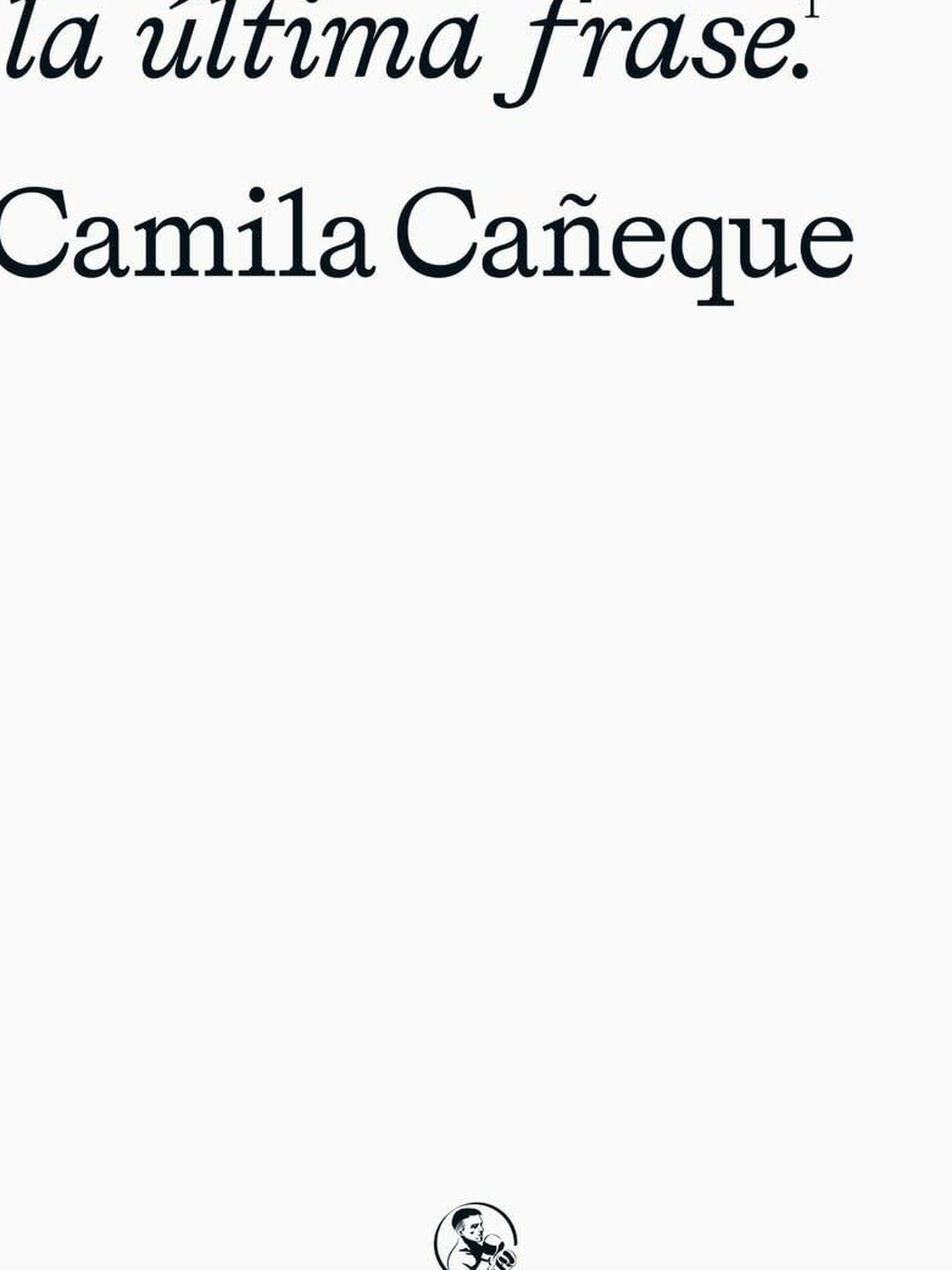 La última frase, de Camila Cañeque 