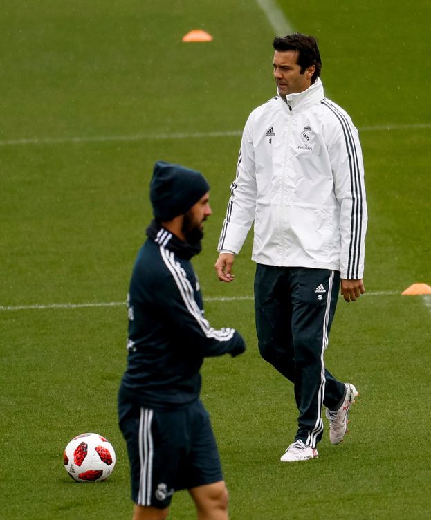Foto: Isco y Solari en un entrenamiento del Real Madrid. (EFE)