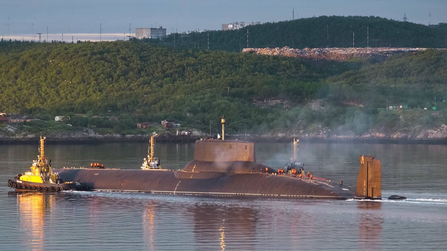 Submarino nuclear ruso Dmitry Donskoy.