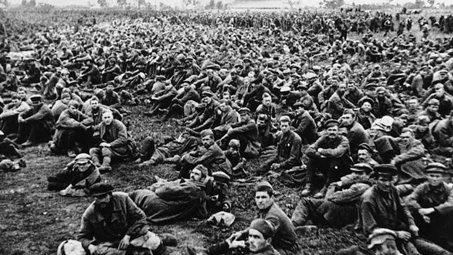 Medio millón de soldados soviéticos hechos prisioneros en el otoño de 1941