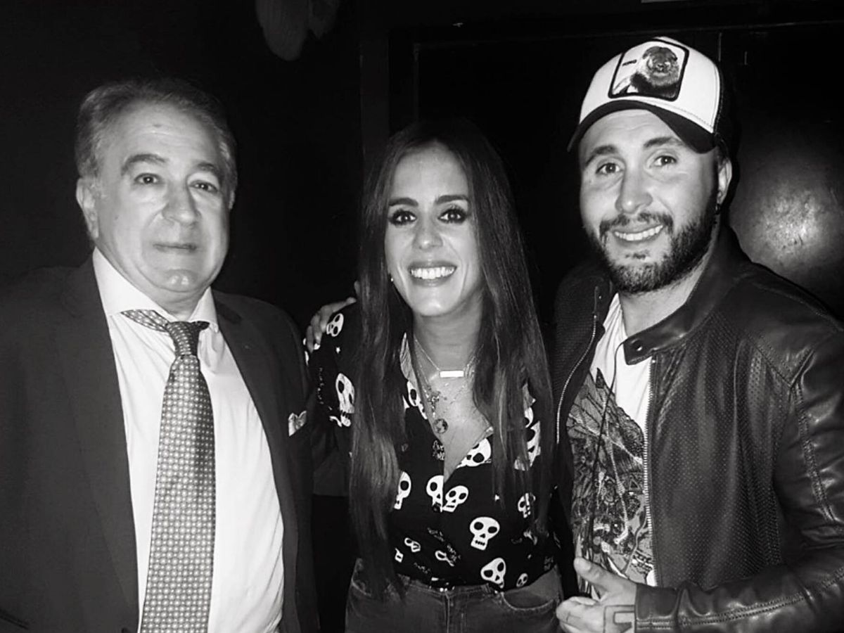 Foto: Bernardo en una foto con Anabel Pantoja y Kiko Rivera. (Instagram/@anabelpantoja00)