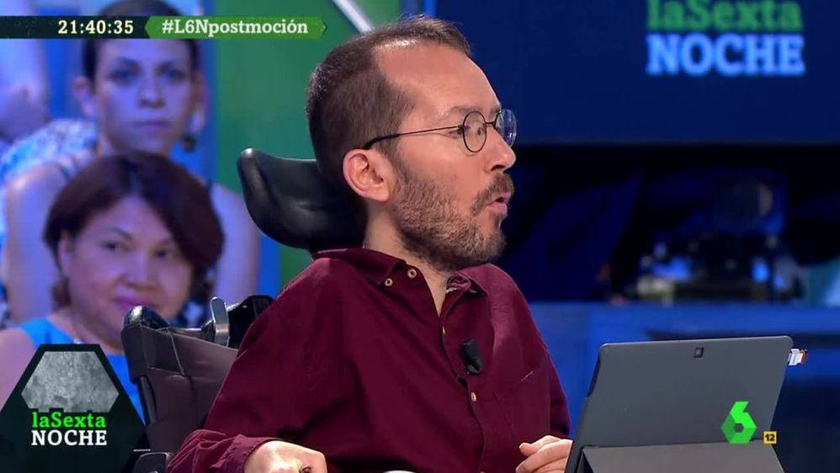 Echenique critica a 'La Sexta noche': "Llevan a Rufián para hacer campaña contra Podemos"
