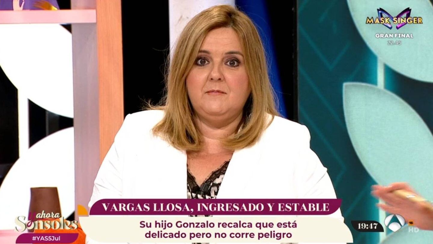 Pilar Vidal, colaboradora de 'Y ahora Sonsoles'. (Atresmedia Televisión)