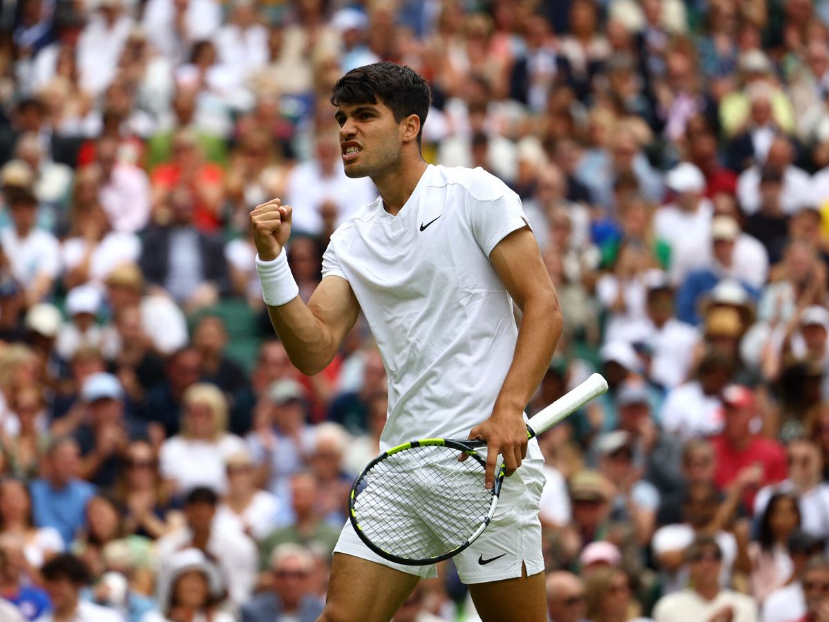 Foto: Alcaraz comenzó Wimbledon con una gran victoria. (Reuters/Hannah Mckay)
