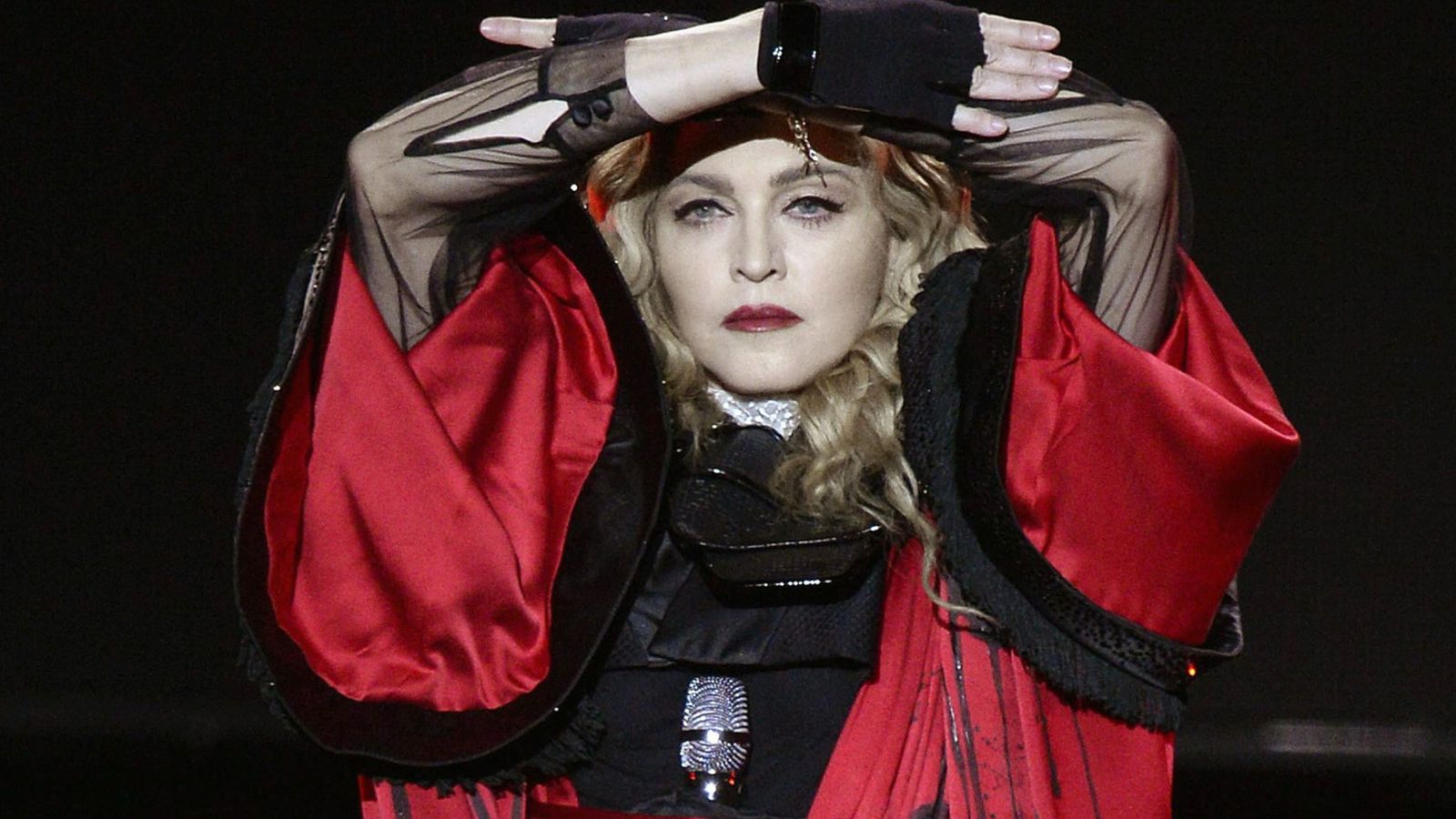 Foto: Madonna en el concierto en Zúrich. (EFE)