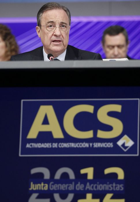 Foto: El presidente de ACS, Florentino Pérez