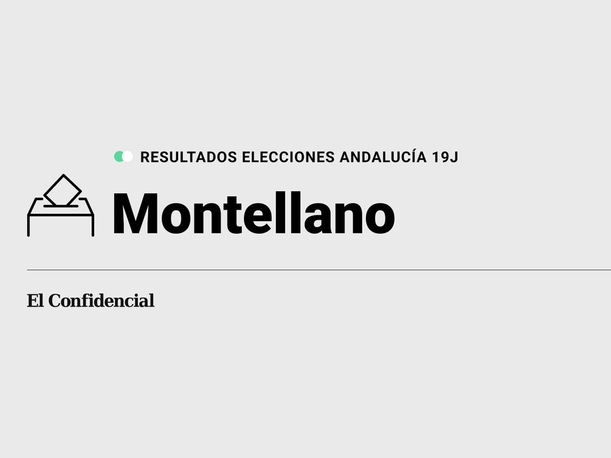 Foto: Resultados en Montellano, Sevilla, de las elecciones de Andalucía 2022 este 19-J (C.C./Diseño EC)