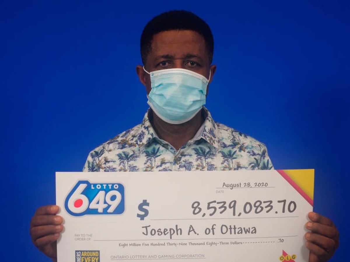 Foto: Joseph Anokye se llevó más de 5,5 millones de euros, pero no pudo reaccionar cuando conoció el premio (Foto: OLG)