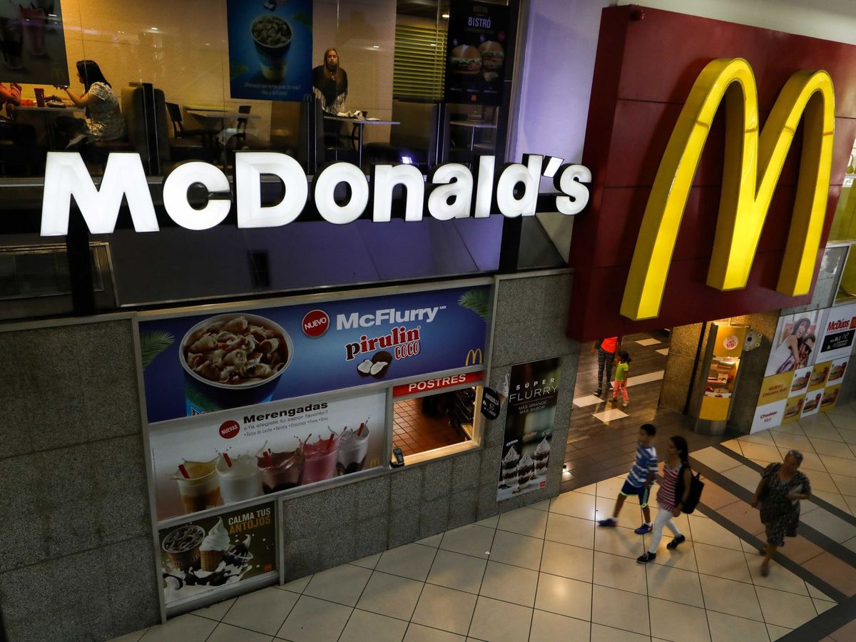 Foto: Establecimiento de McDonald's.