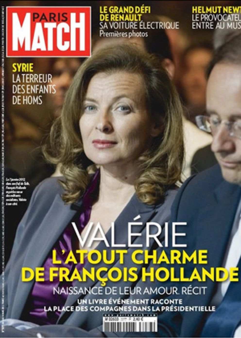 Foto: La novia 'Rotweiller' de Hollande, traicionada por su propia revista, 'Paris Match'