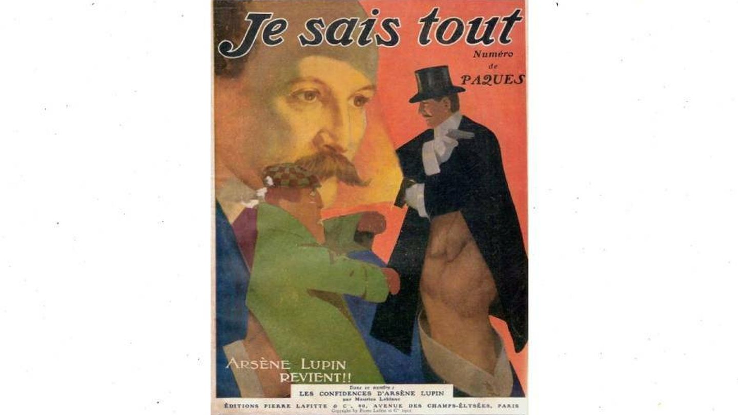 Revista 'Je sais tout' donde comenzó a publicarse la historia de Lupin.