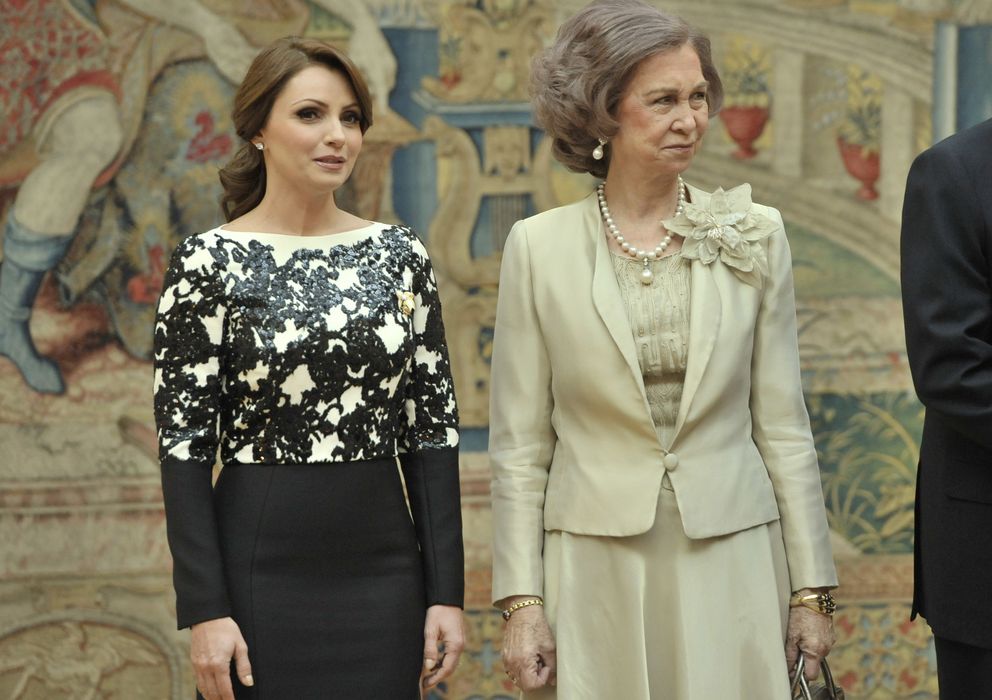 Foto: Angélica Rivera, junto a la Reina Sofía el pasado mes de junio en Madrid (Gtres)