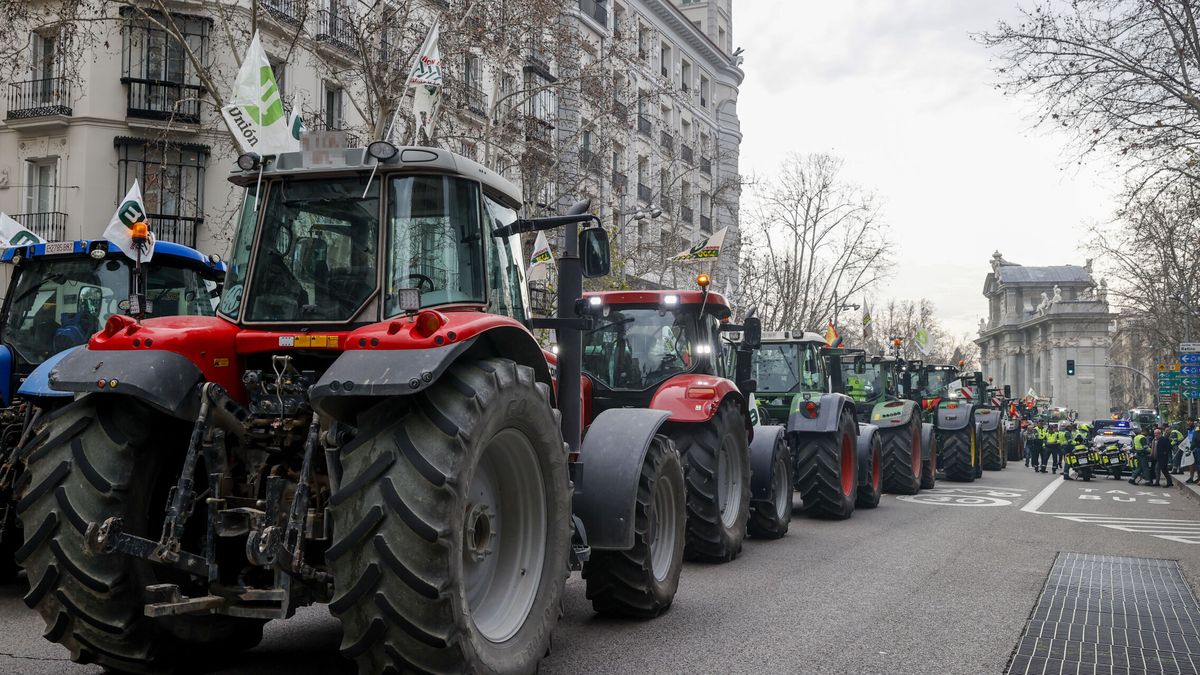 Los convocantes ponen fin a la protesta en Madrid tras congregar a miles de agricultores