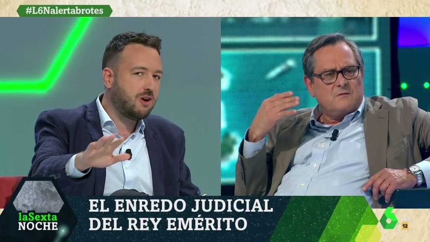 Juan Luis Sánchez y Marhuenda, en 'La Sexta noche'. (Atresmedia).