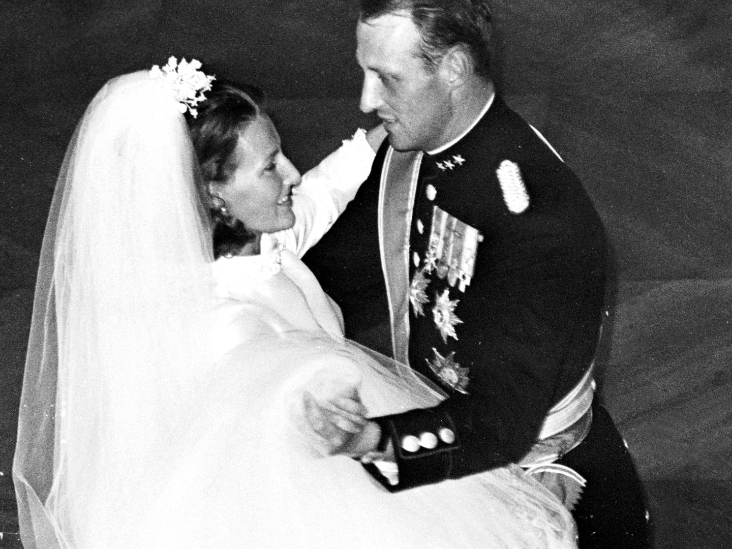 Harald y Sonia, el día de su boda. (Cordon Press)