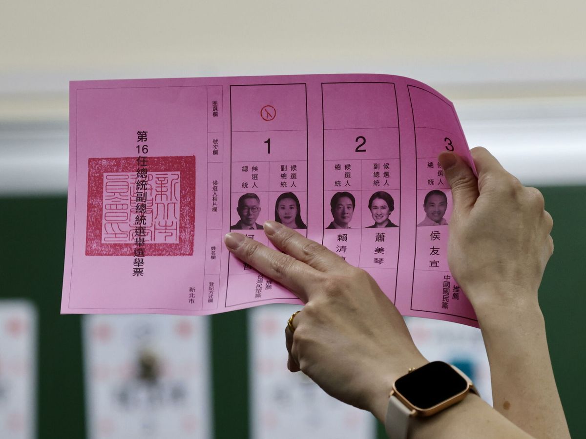 Foto: Elecciones presidenciales en Taiwán. (EFE/Ritchie B. Tongo)