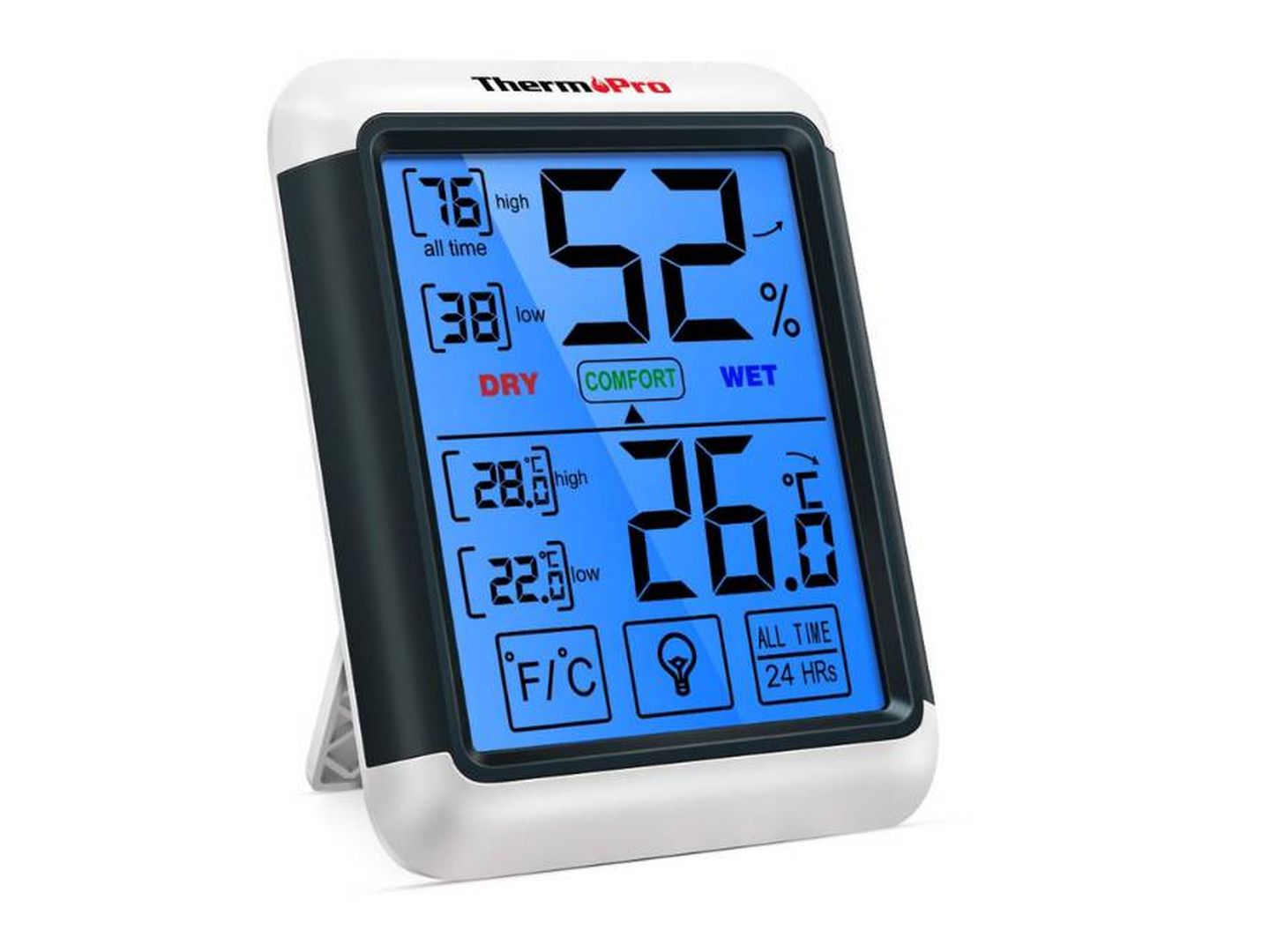 Termómetro Thermopro para medir temperatura y humedad en casa