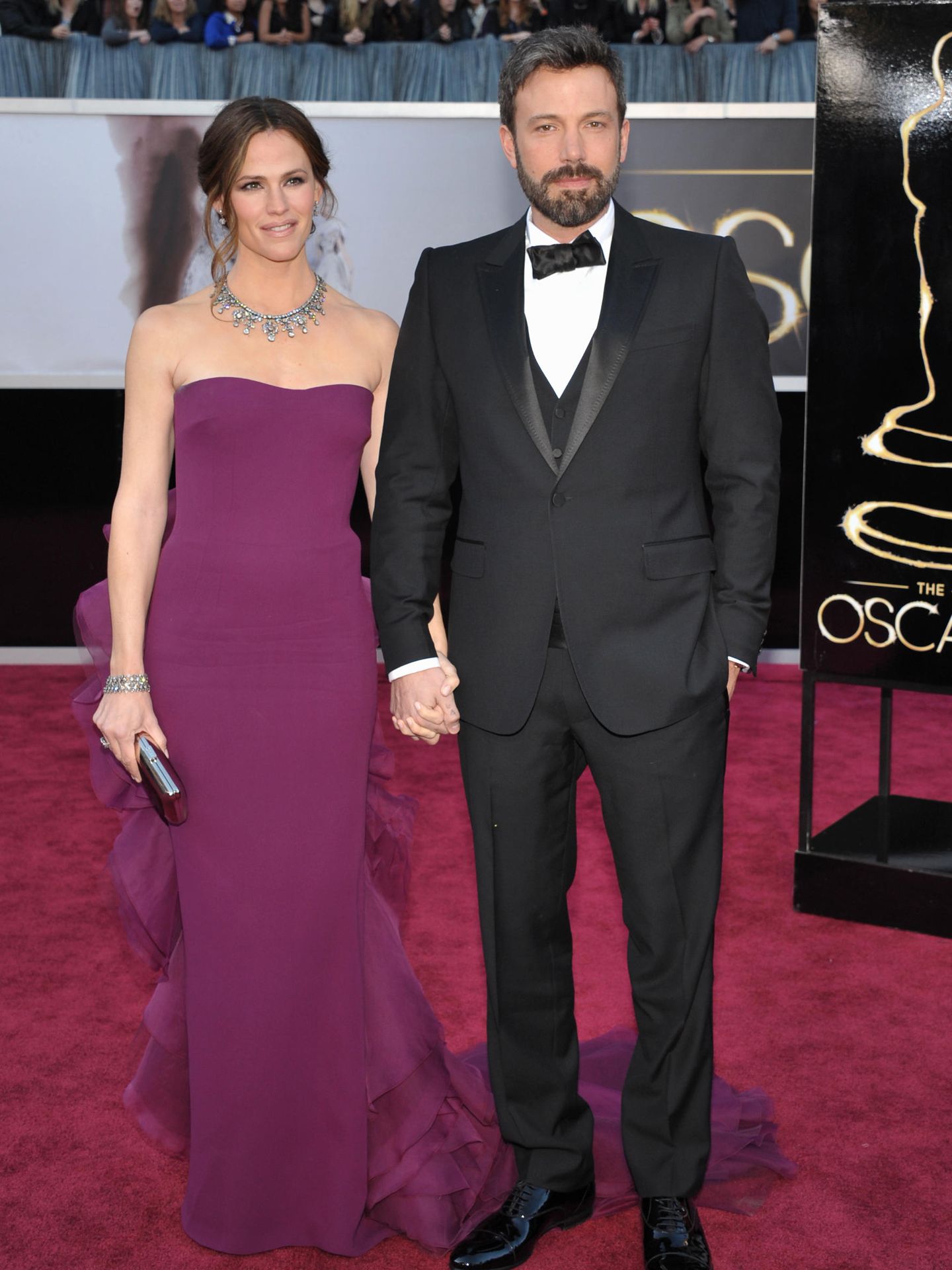 Jennifer Garner y Ben Affleck en la gala de los Oscar de 2013. (Gtres)