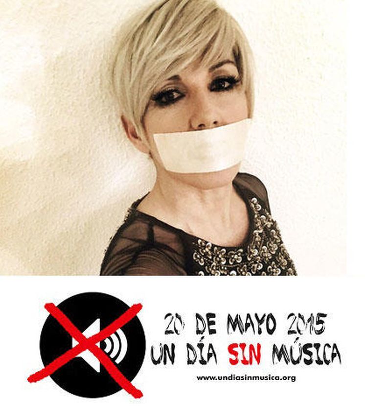 Foto: Ana Torroja se suma a la campaña #undiasinmusica (Un día sin música)