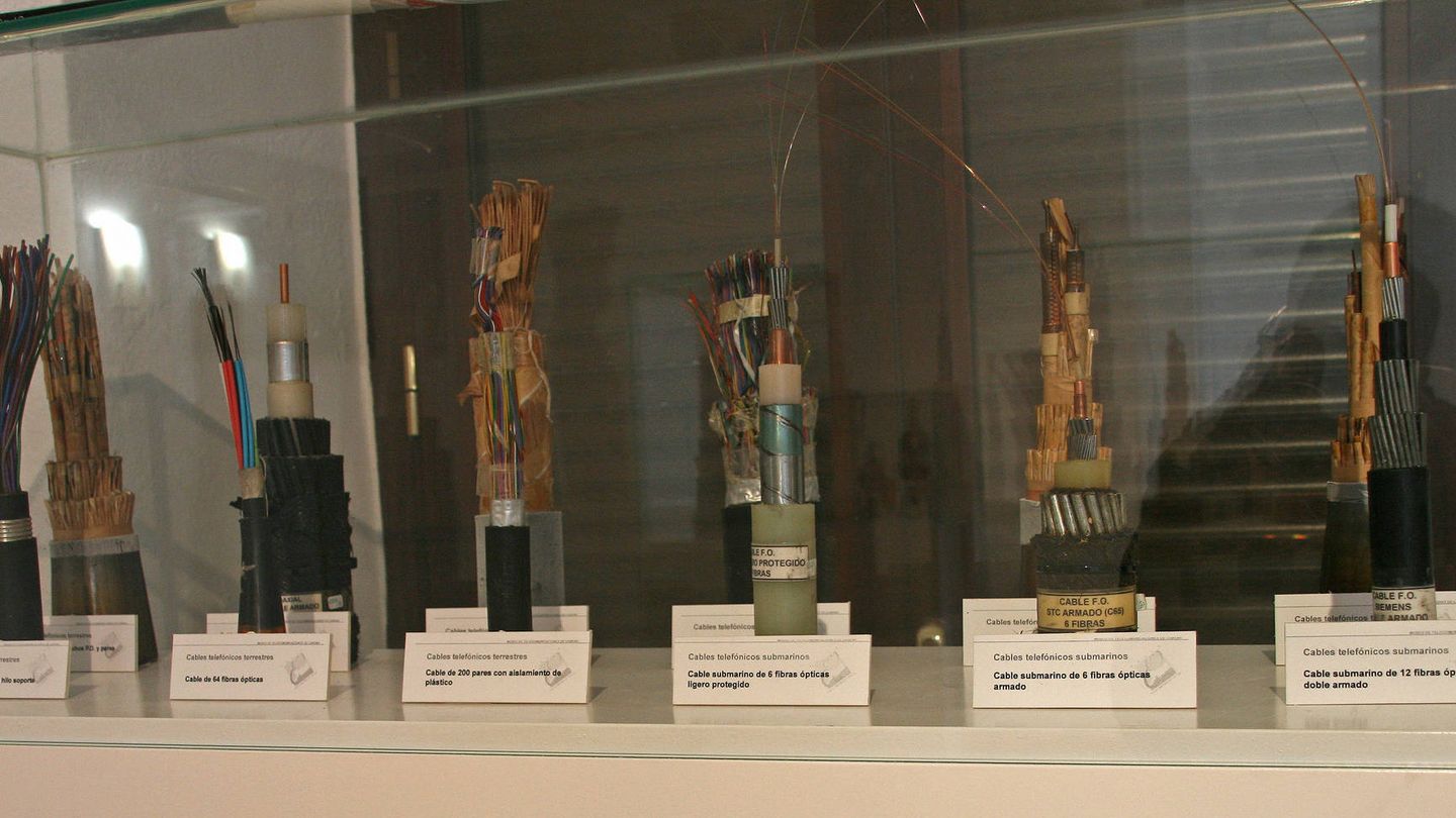 Cables submarinos en el museo de Canena (Imagen: Toño Ramos (Patrimonio de Telefonía) | Flickr)