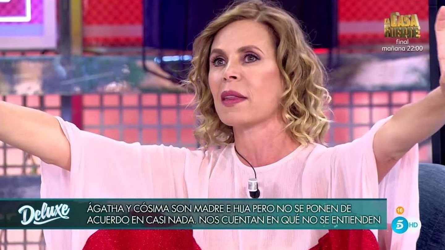Ágatha Ruiz de la Prada, en 'Sábado Deluxe'. (Telecinco).