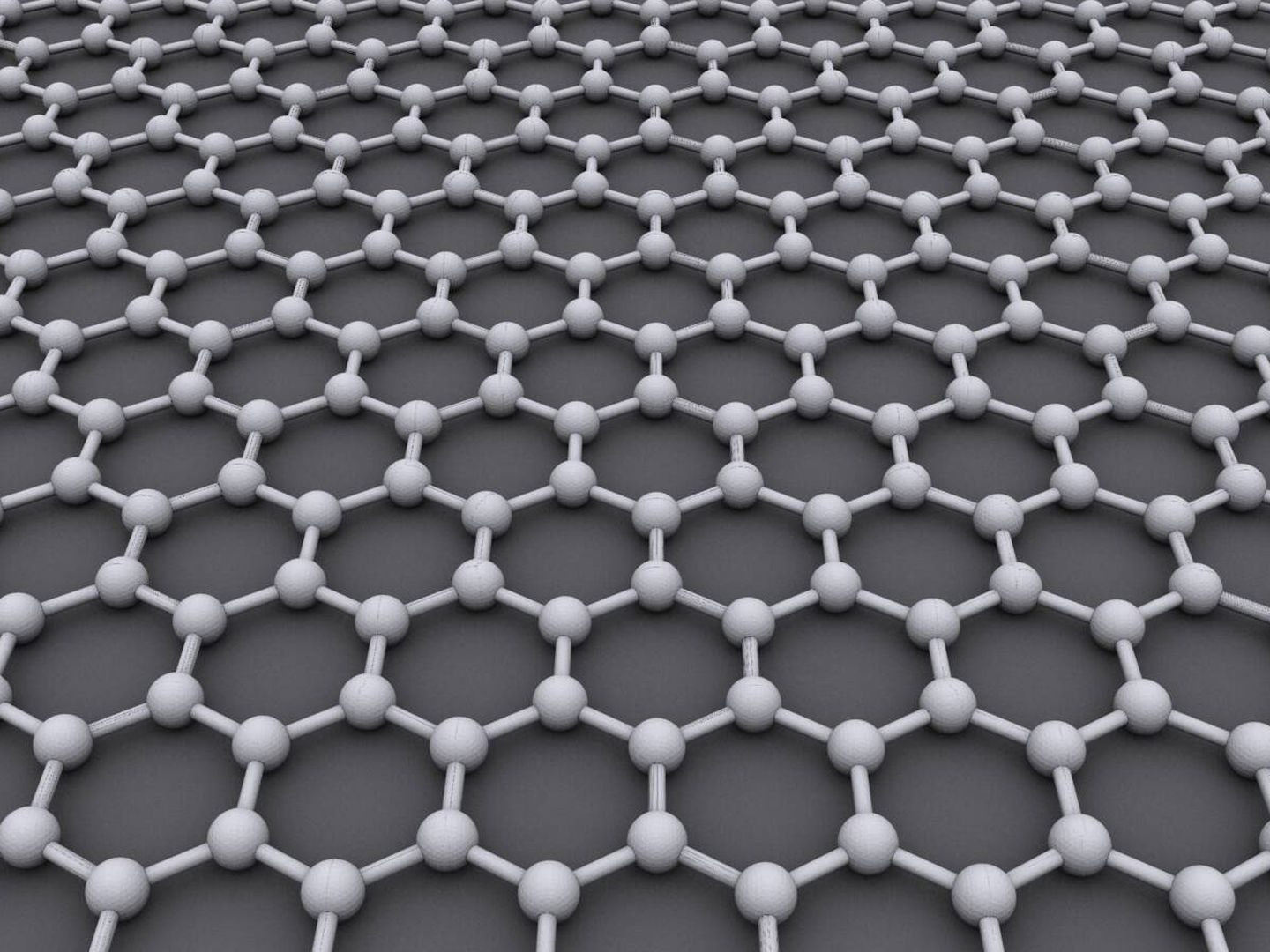 El grafeno dispuesto en una única capa de átomos de carbono en forma de panal.