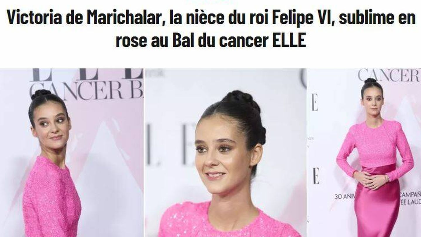 Victoria Federica, en la edición de 'Paris Match'.