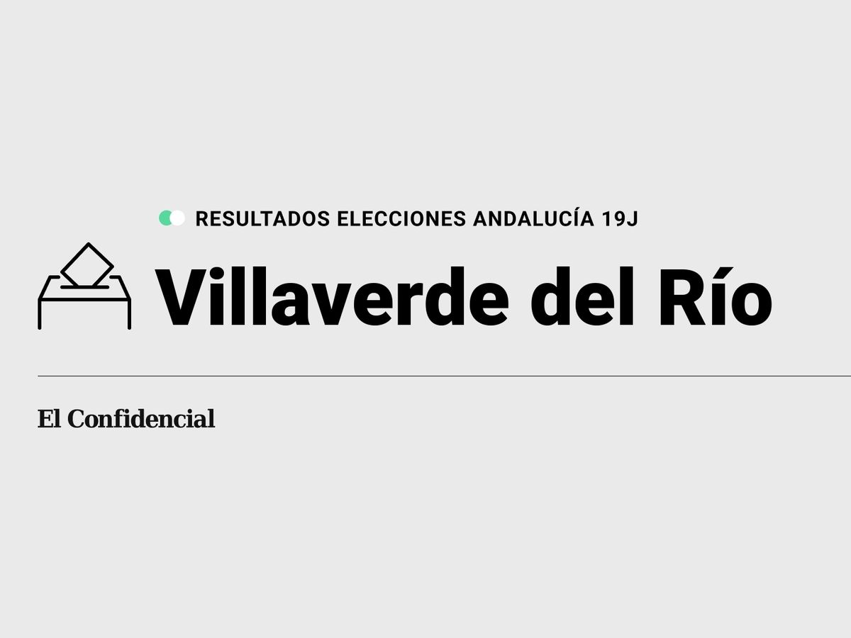 Foto: Resultados en Villaverde del Río, Sevilla, de las elecciones de Andalucía 2022 este 19-J (C.C./Diseño EC)
