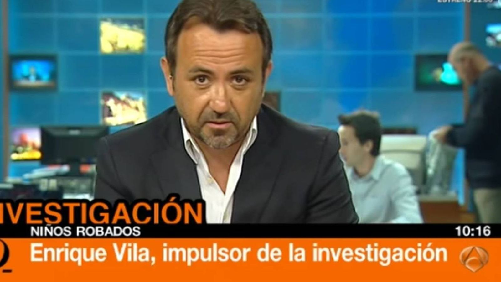 Foto: Enrique Vila, abogado de los padres preadoptivos, durante una intervención en Antena 3.