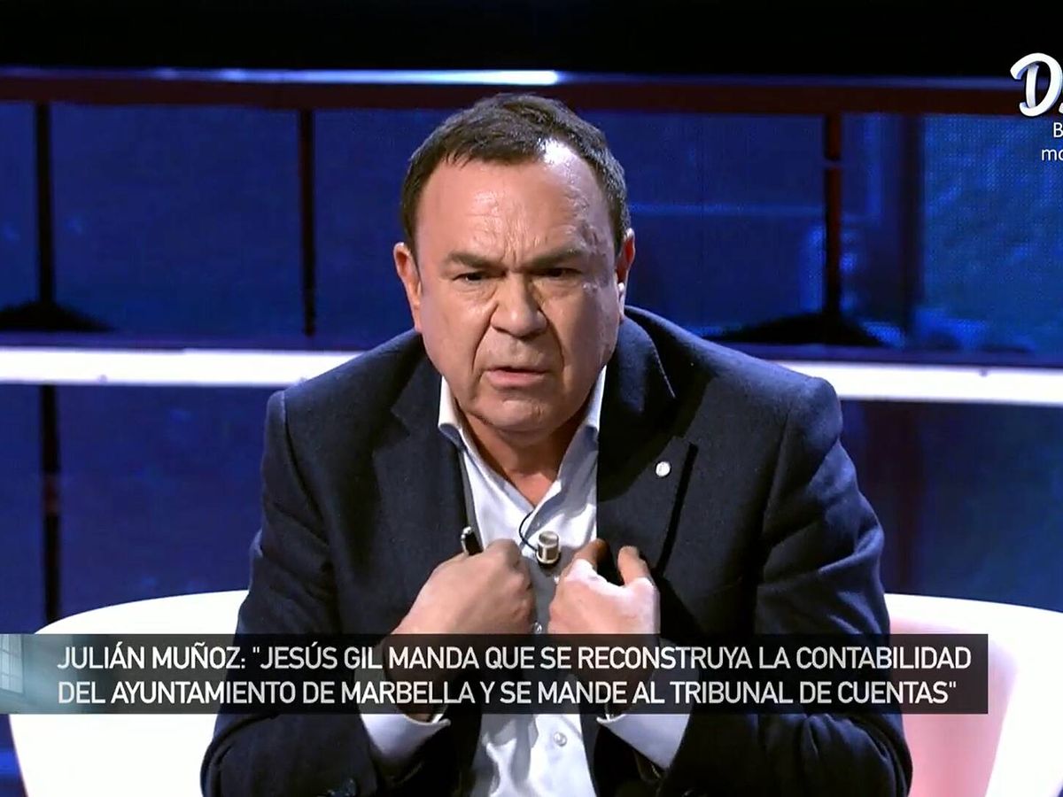 Foto: Juan Luis Galiacho, en 'Julián Muñoz'. (Mediaset)