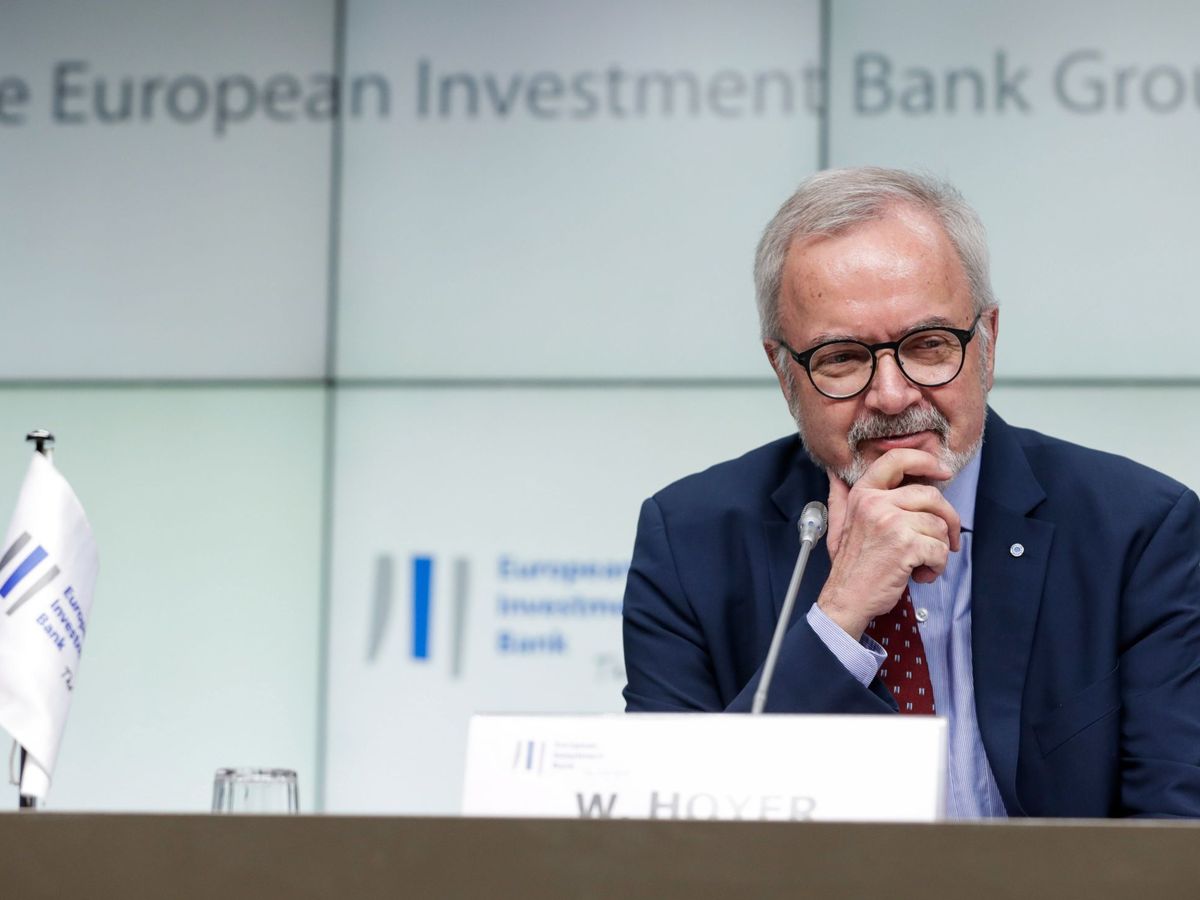 Foto:  El presidente del Banco Europeo de Inversión, Werner Hoyer, 